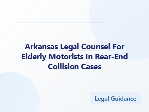 Arkansas Legal Counsel for Elderly Motorists in Rear-End Collisions